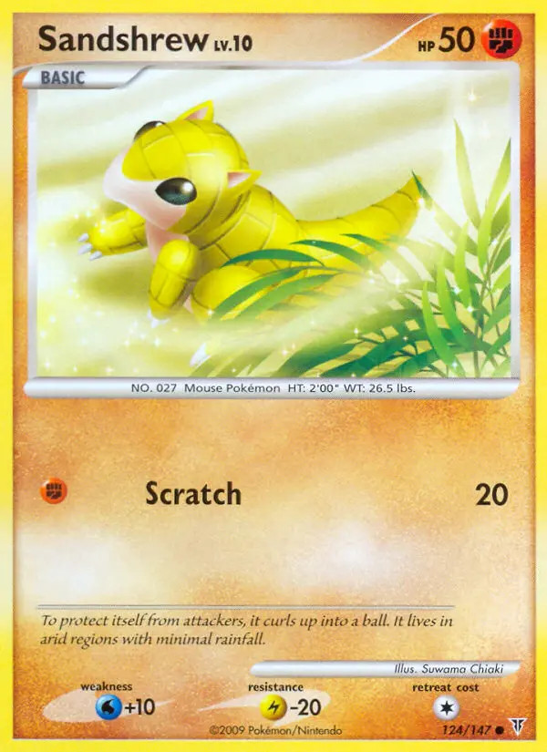 Sandshrew Lv.10 #124