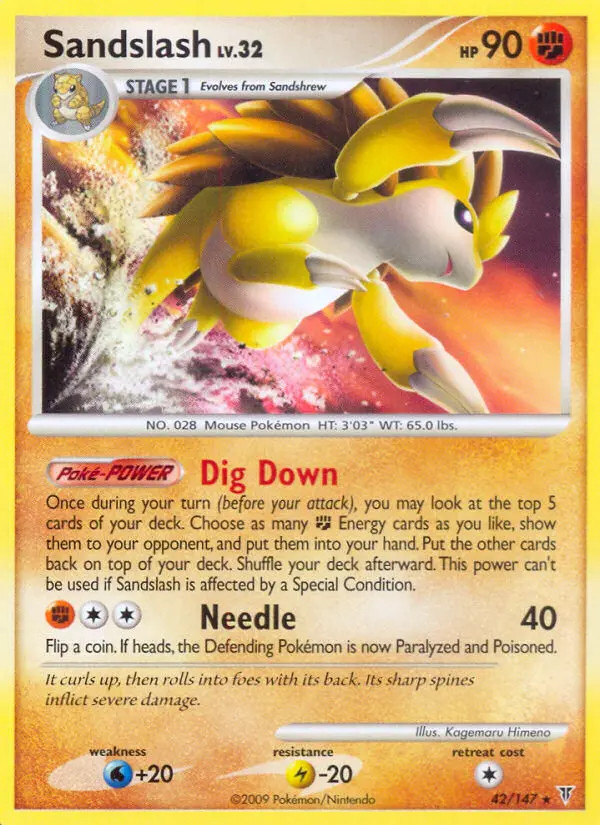Sandslash Lv.32 #42