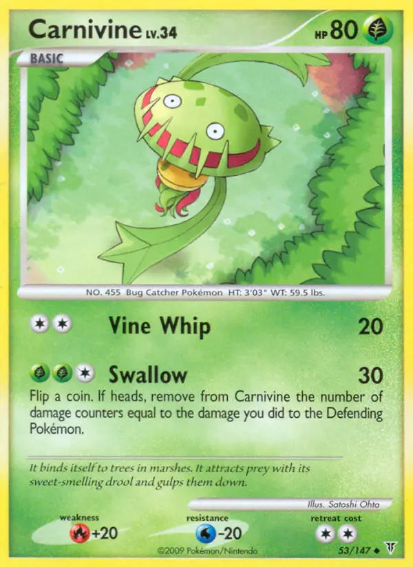 Carnivine Lv.34 #53