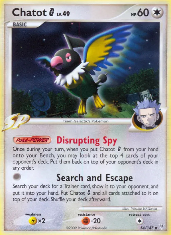 Chatot [G] Lv.49 #54