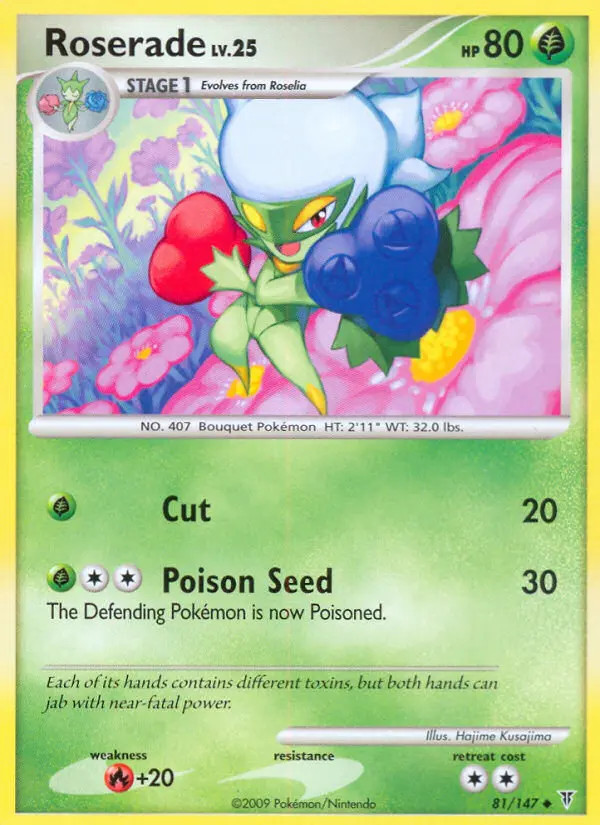 Roserade Lv.25 #81