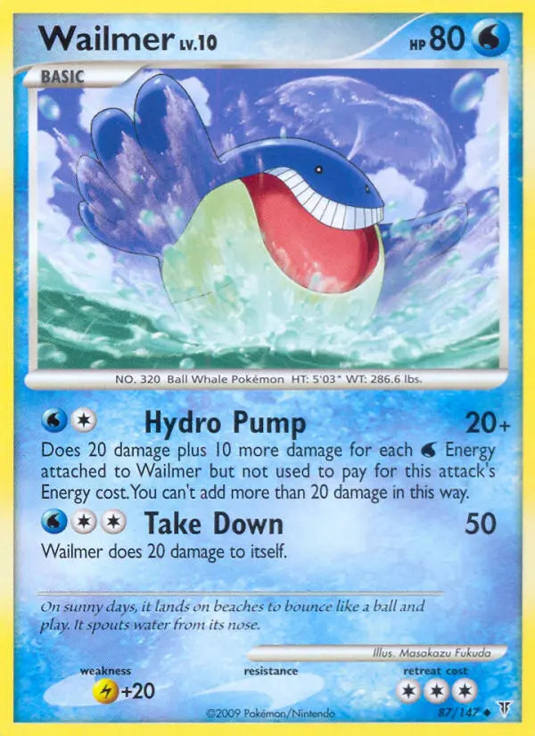 Wailmer Lv.10 #87