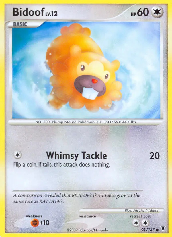 Bidoof Lv.12 #91