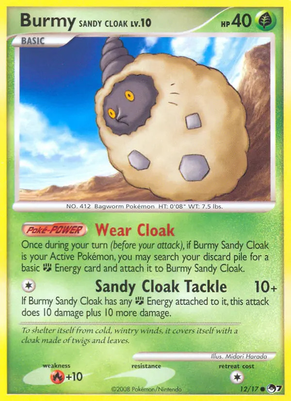 Burmy Sandy Cloak Lv.10 #12