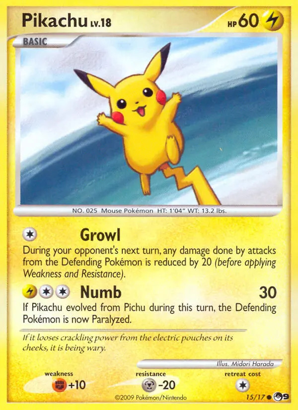 Pikachu Lv.18 #15