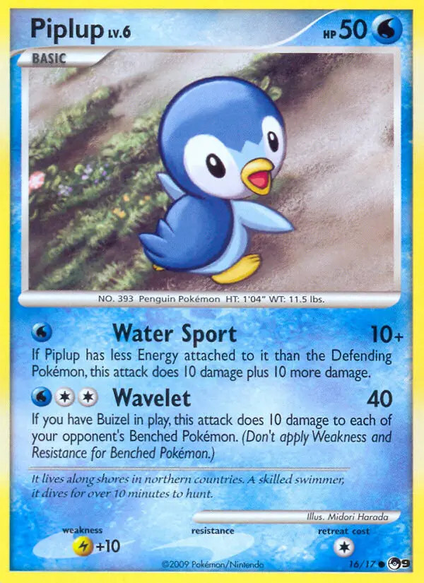 Piplup Lv.6 #16