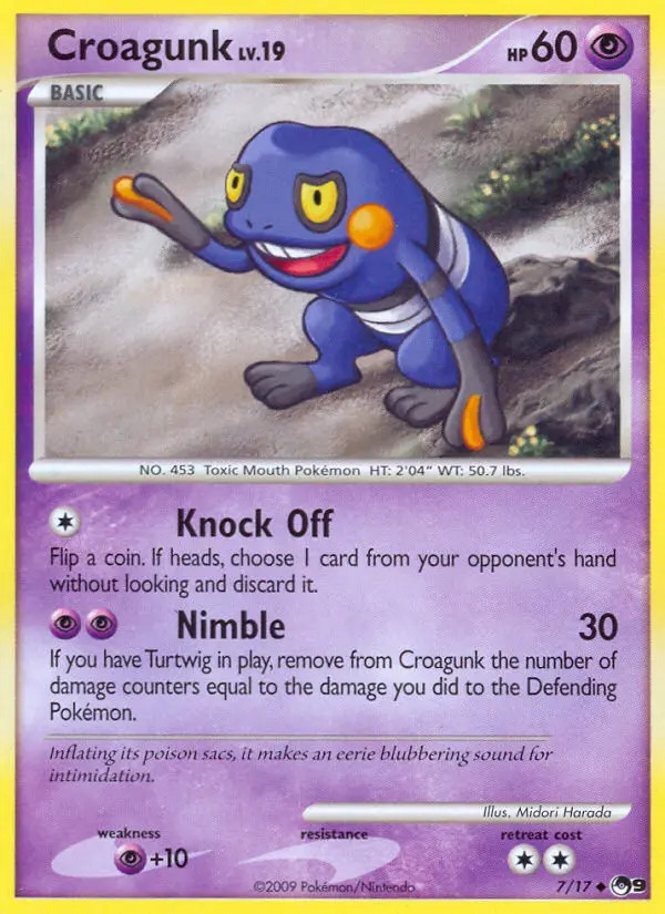 Croagunk Lv.19 #7