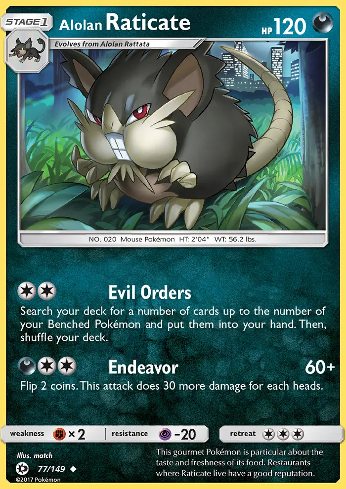Alolan Raticate #77