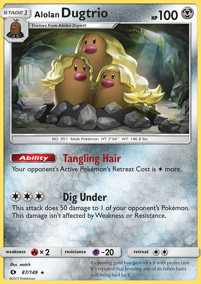 Alolan Dugtrio #87