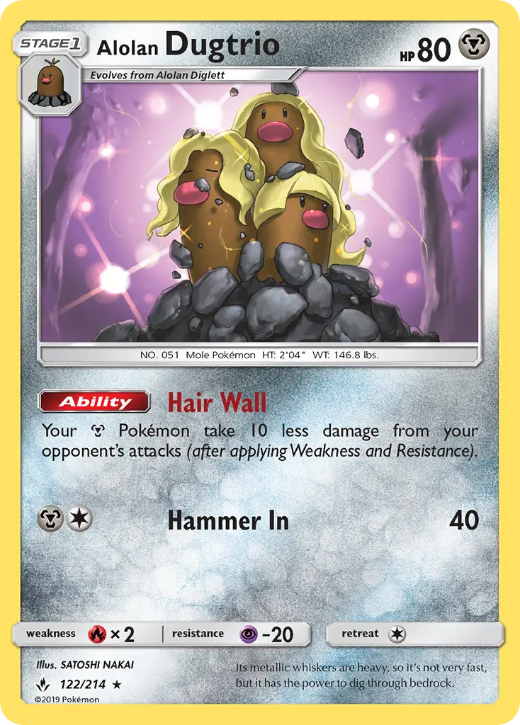 Alolan Dugtrio #122
