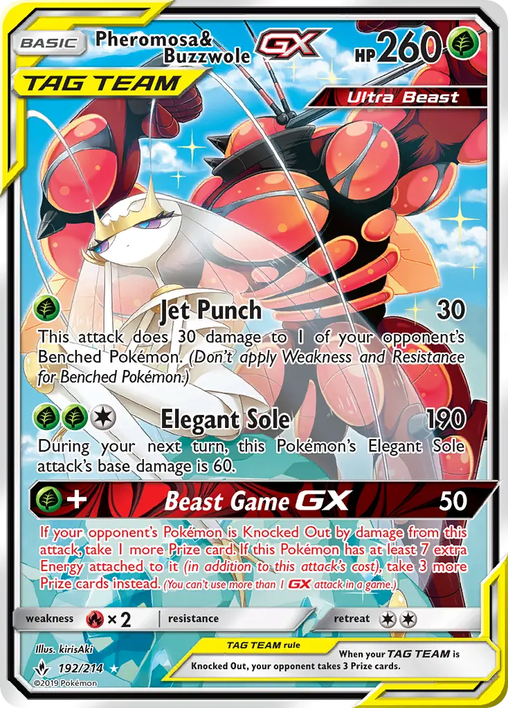 Pheromosa & Buzzwole GX #192
