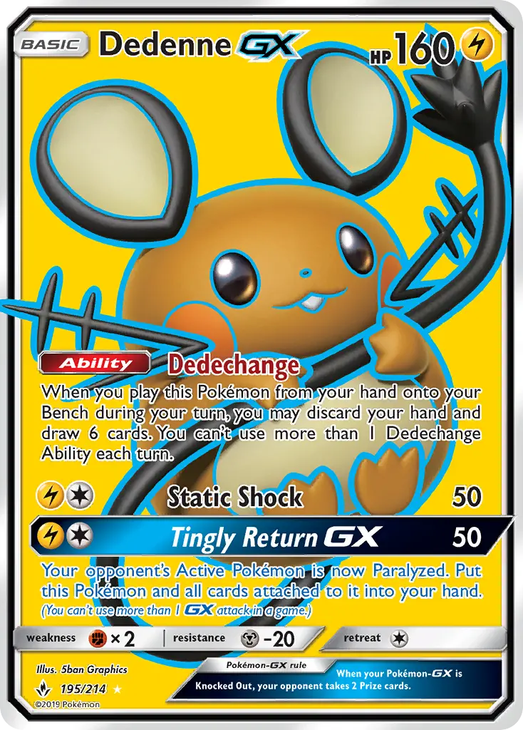 Dedenne GX #195