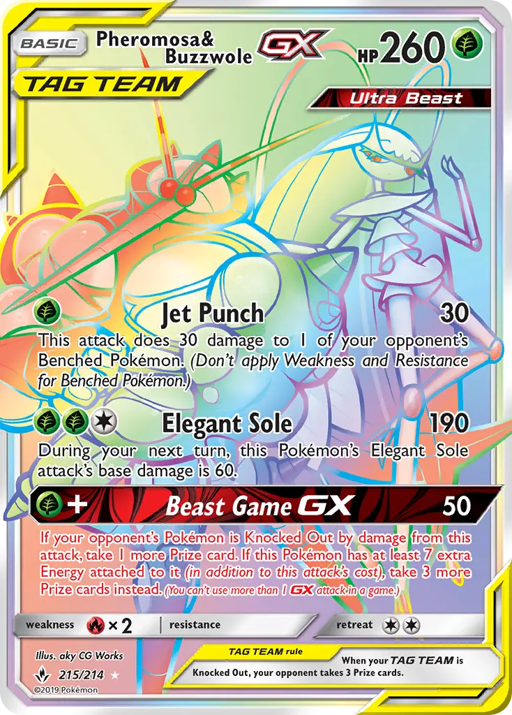 Pheromosa & Buzzwole GX #215