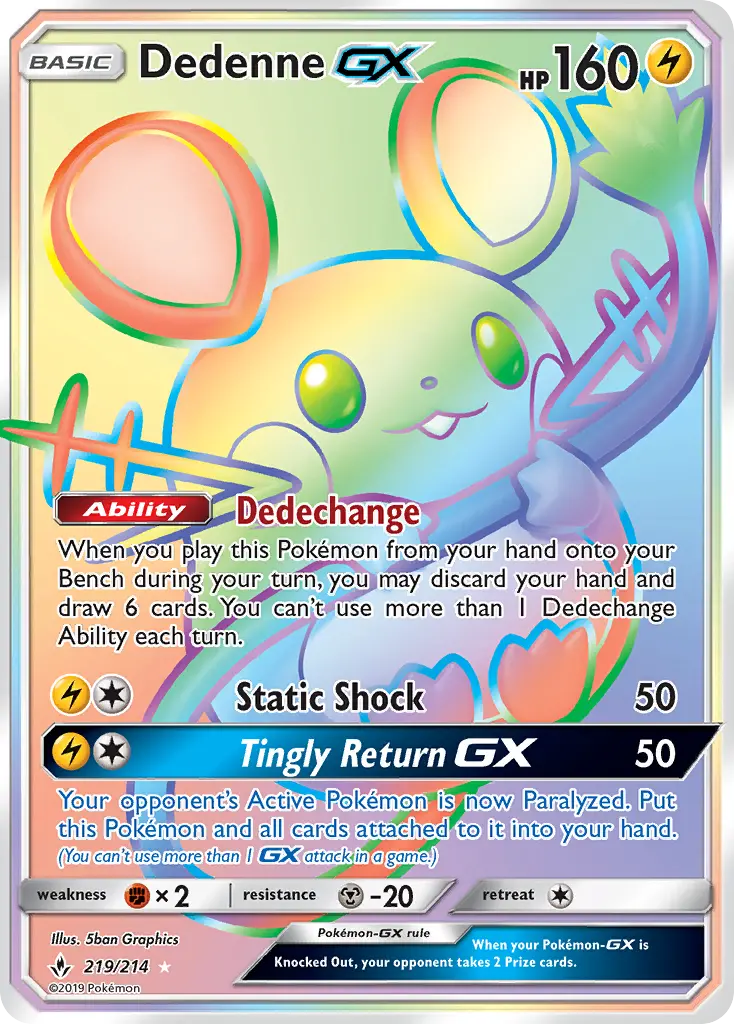 Dedenne GX #219