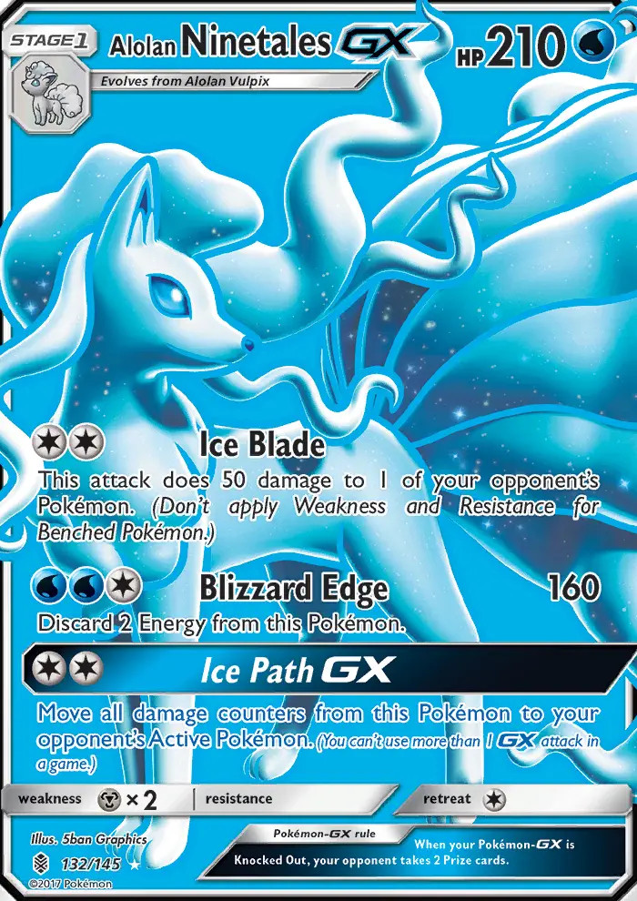 Alolan Ninetales GX #132