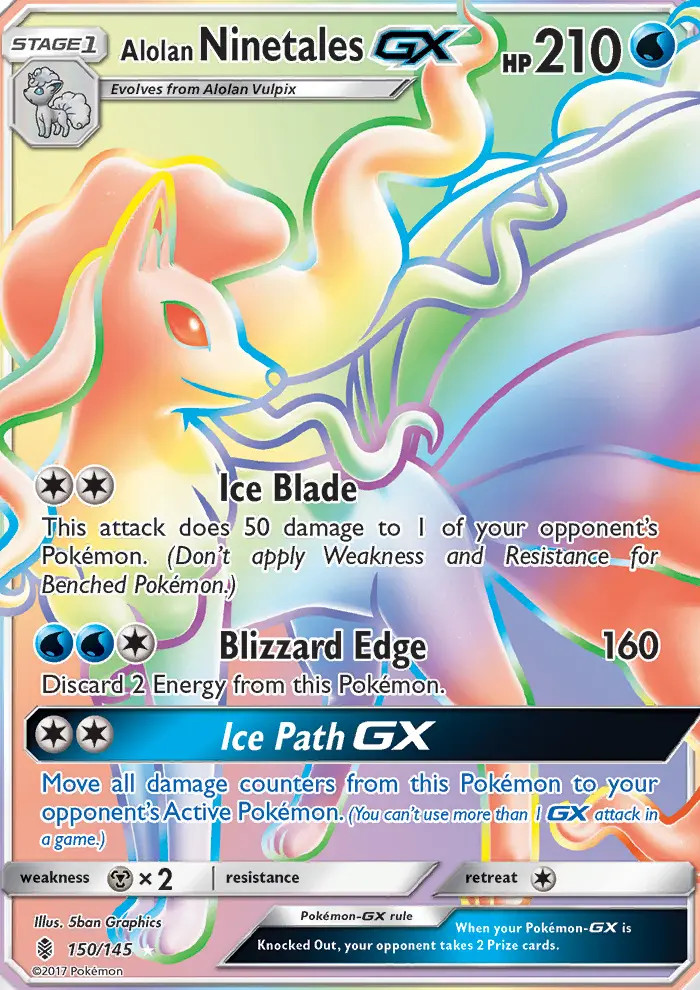 Alolan Ninetales GX #150