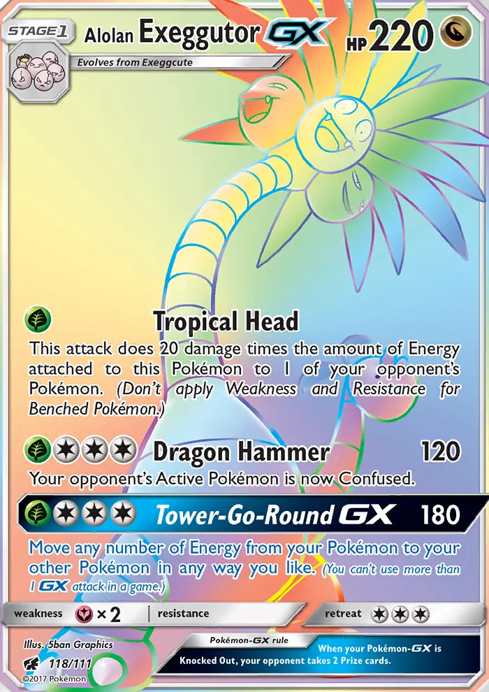 Alolan Exeggutor GX #118
