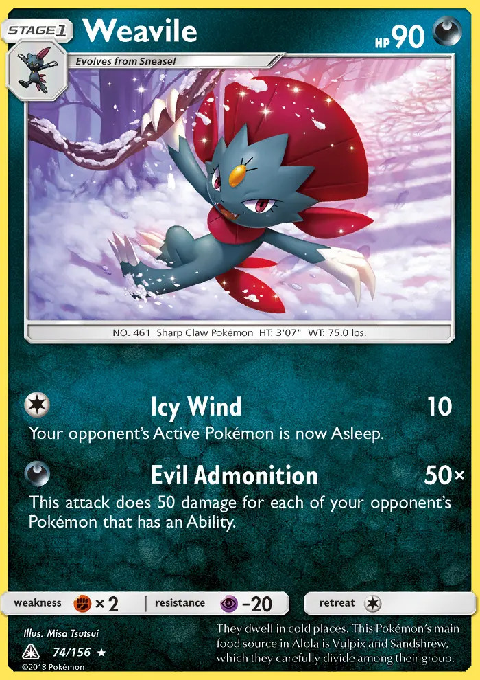 Weavile #74