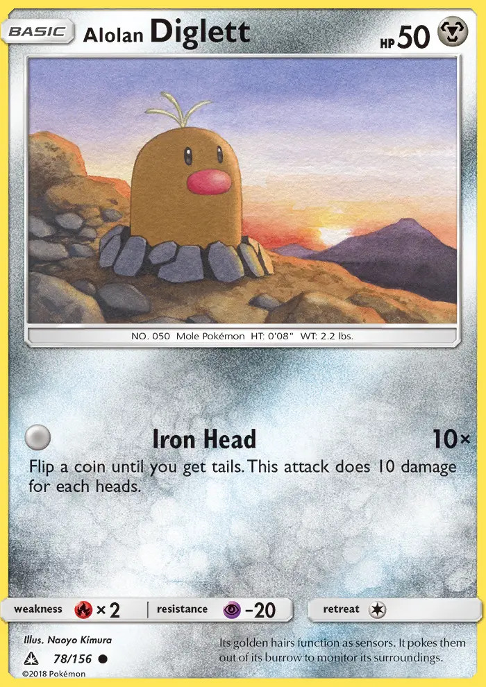 Alolan Diglett #78