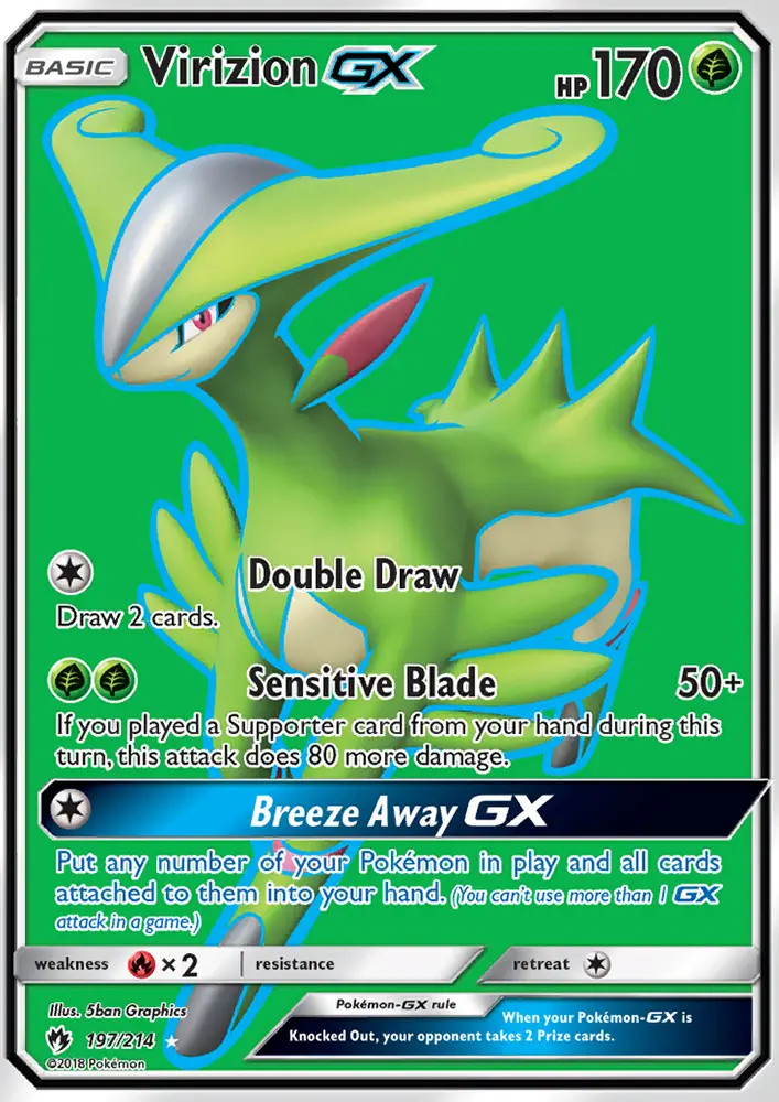 Virizion GX #197