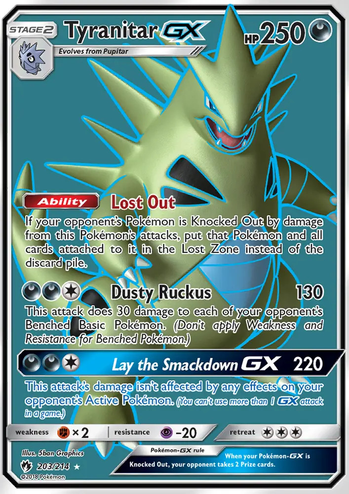 Tyranitar GX #203