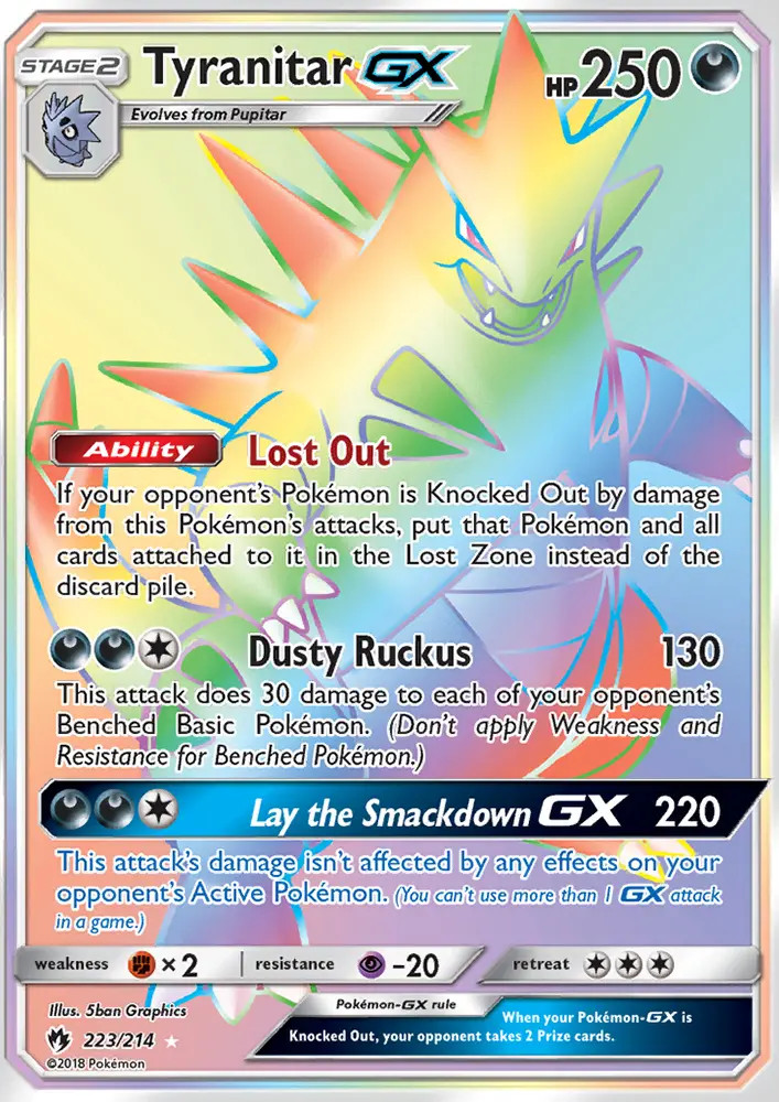 Tyranitar GX #223