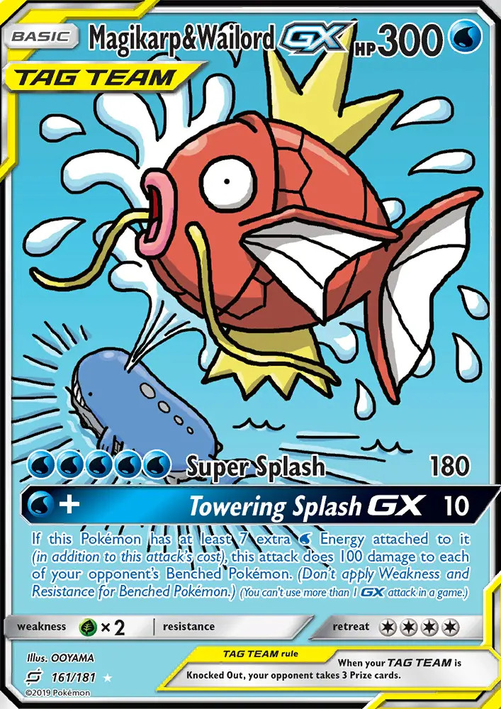 Magikarp & Wailord GX #161