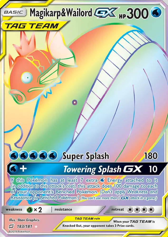 Magikarp & Wailord GX #183