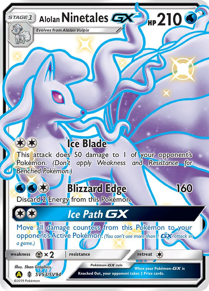 Alolan Ninetales GX #53
