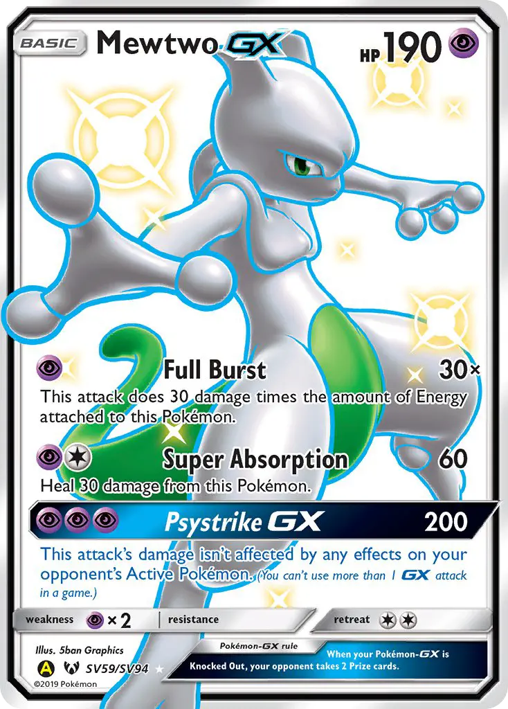 Mewtwo GX #59