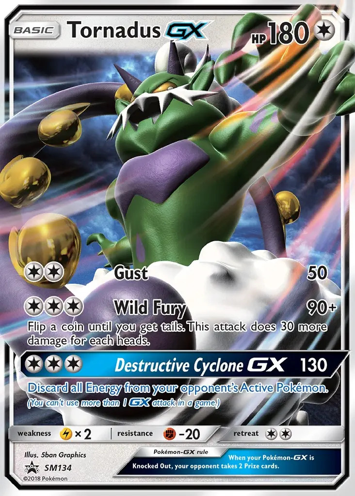 Tornadus GX #134