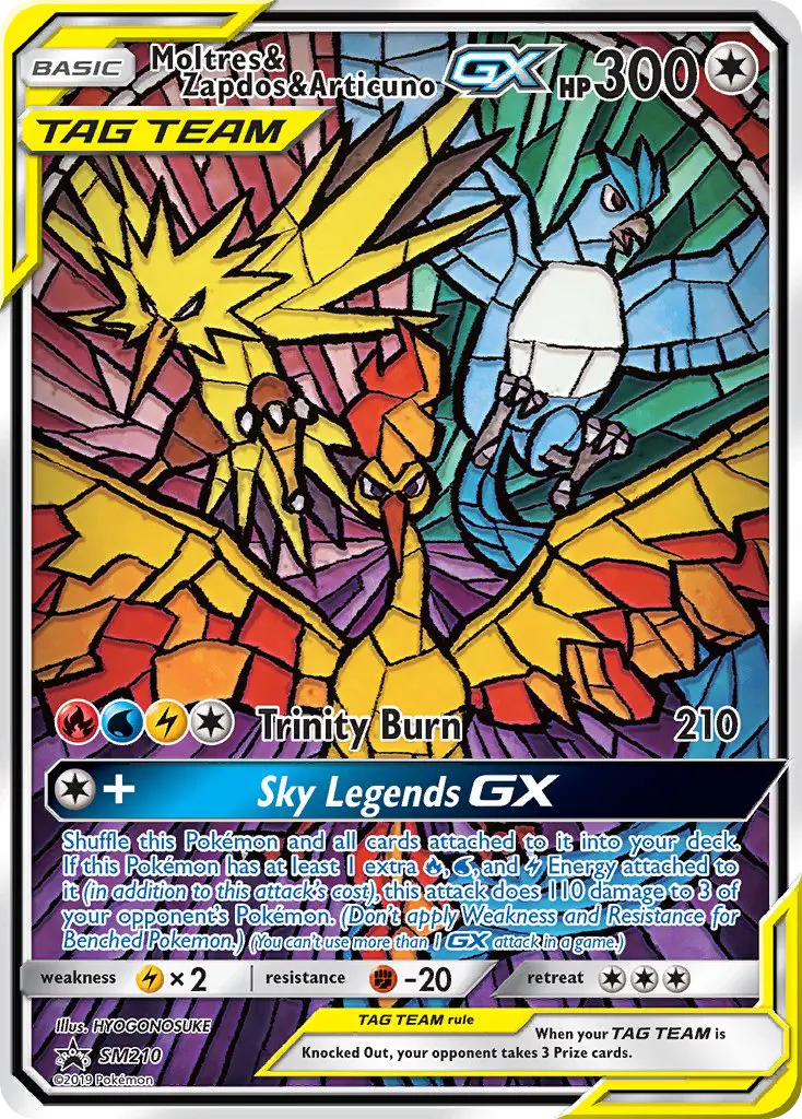 Moltres & Zapdos & Articuno GX #210