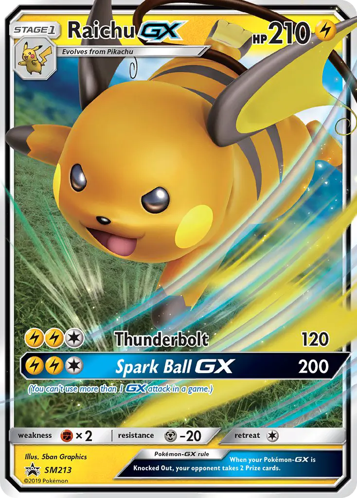 Raichu GX #213