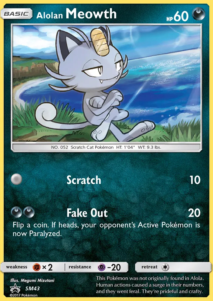 Alolan Meowth #43