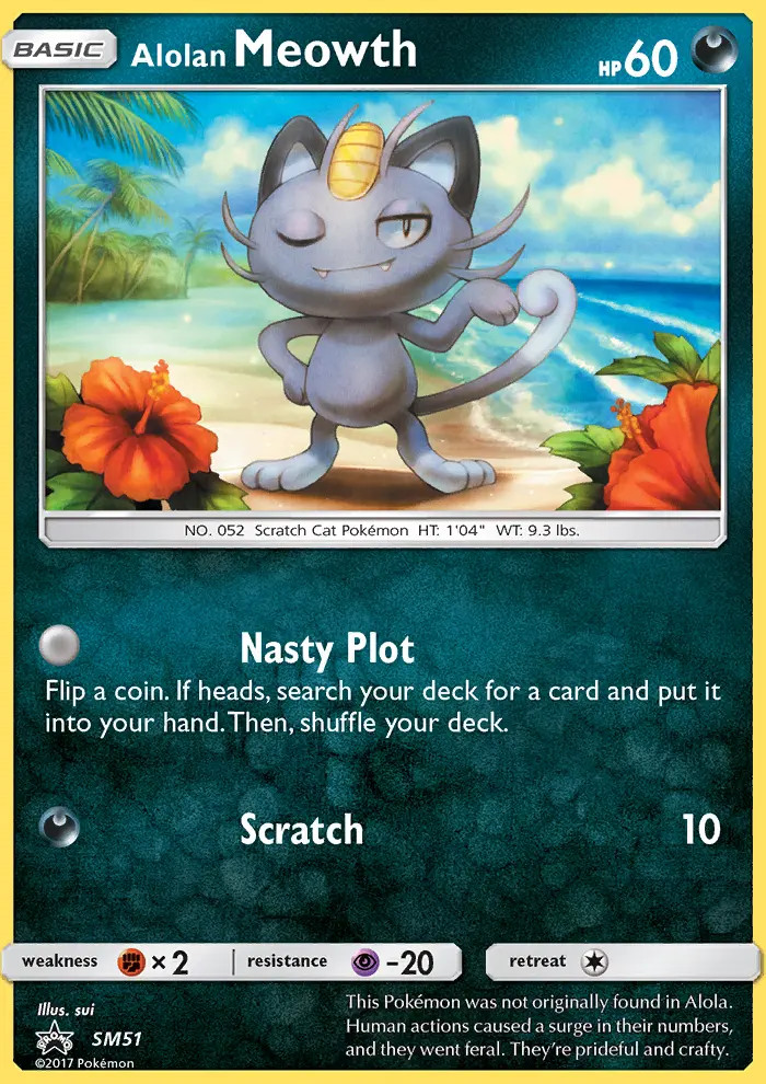 Alolan Meowth #51