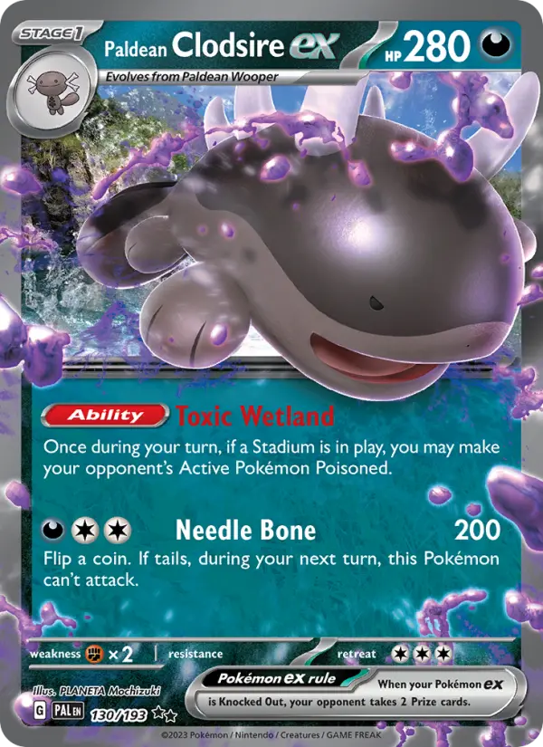 Paldean Clodsire ex #130