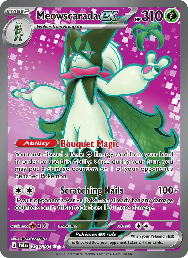 Meowscarada ex #231