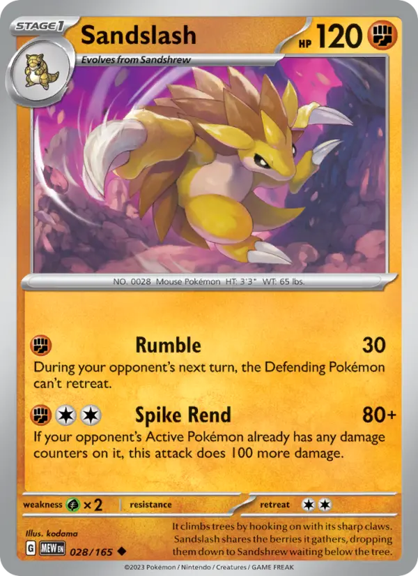 Sandslash #028