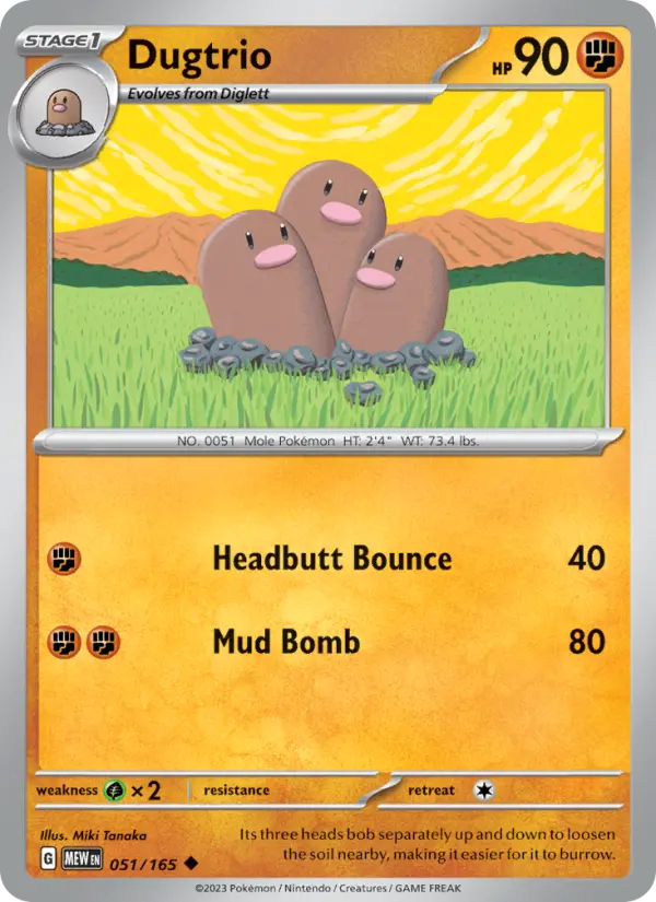Dugtrio #051
