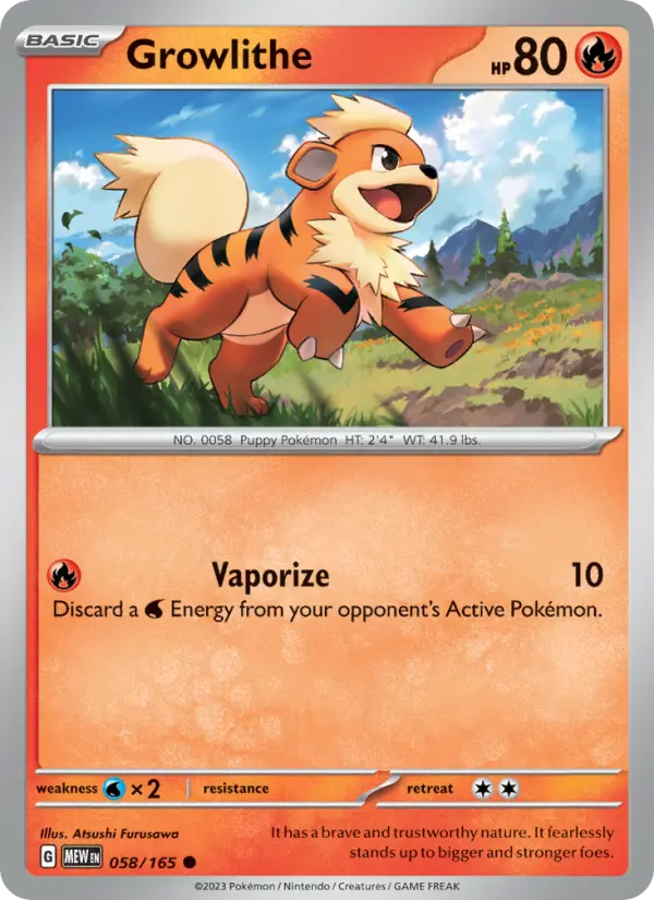 Growlithe #058