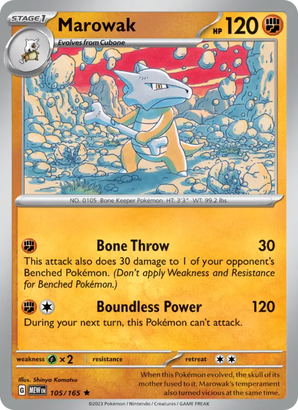 Marowak #105
