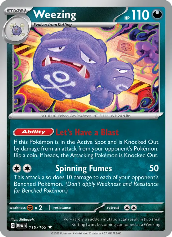 Weezing #110