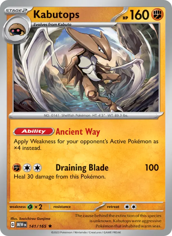 Kabutops #141