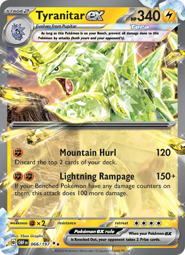 Tyranitar EX #066