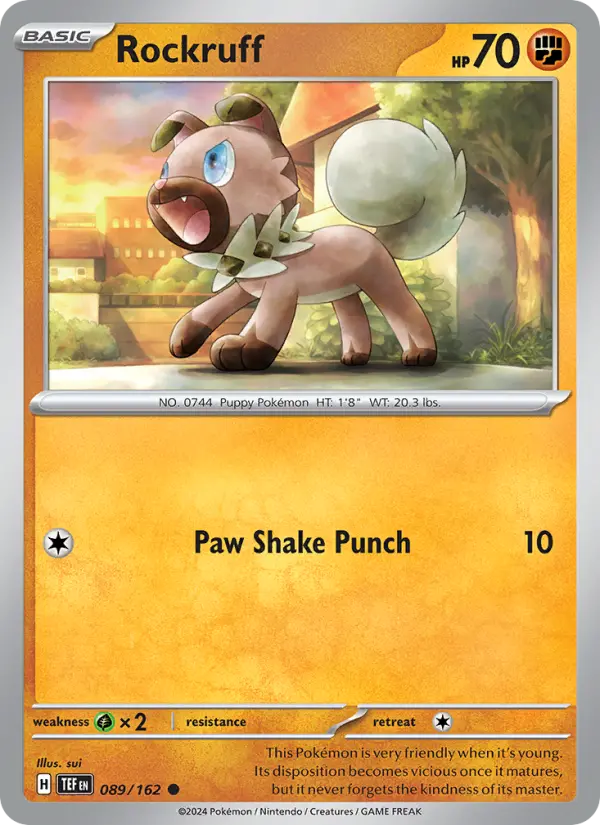 Rockruff #089
