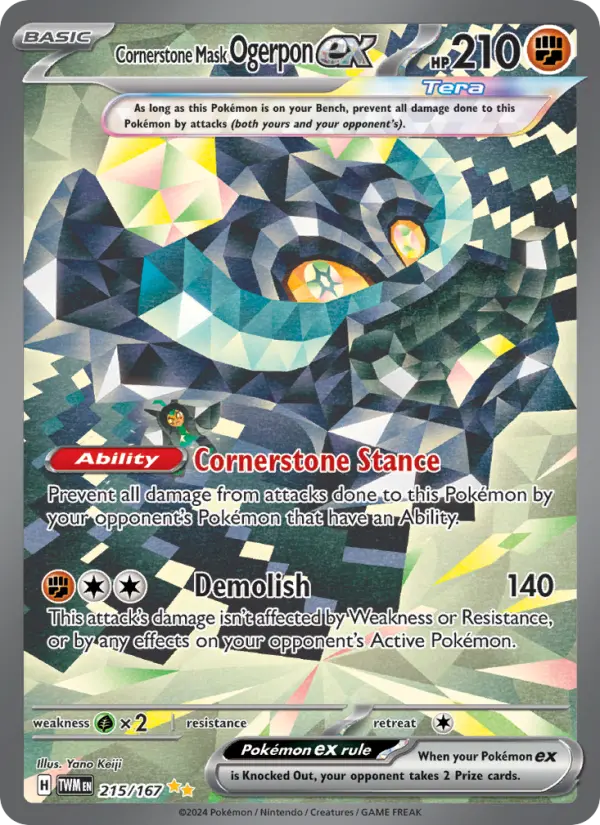 Cornerstone Mask Ogerpon ex #215