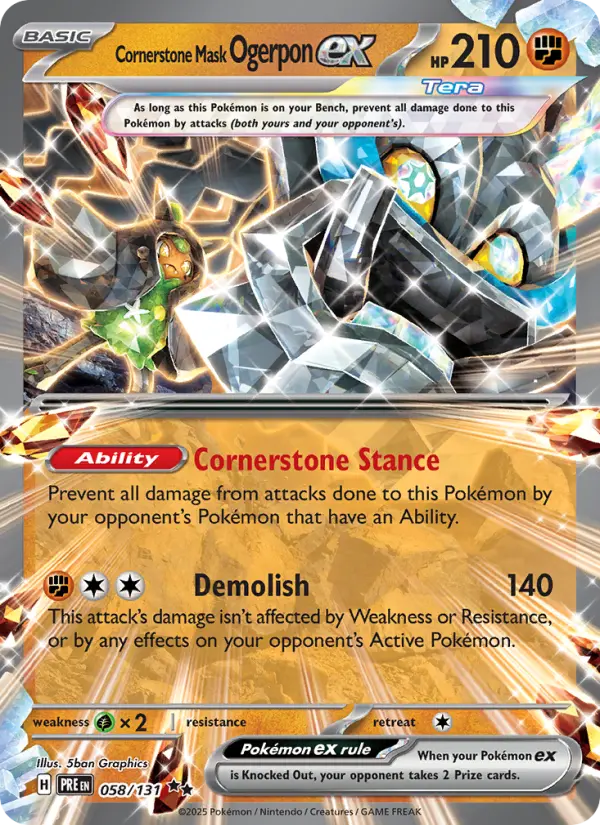 Cornerstone Mask Ogerpon ex #058