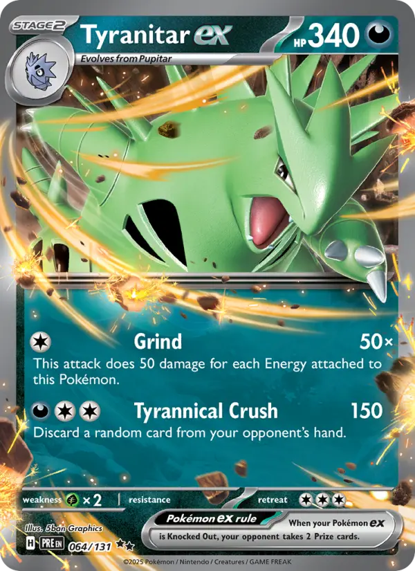 Tyranitar EX #064