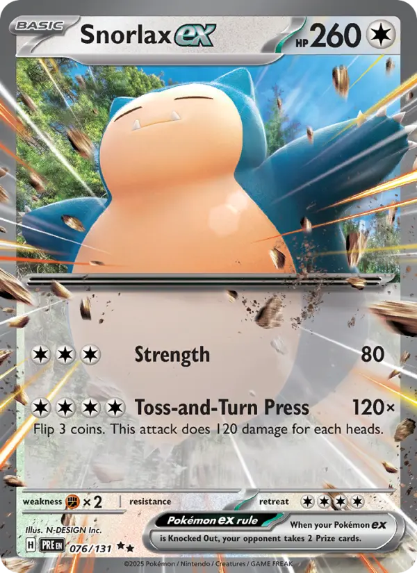 Snorlax ex #076