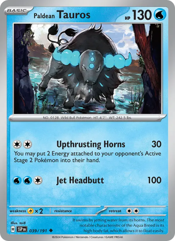 Paldean Tauros #039